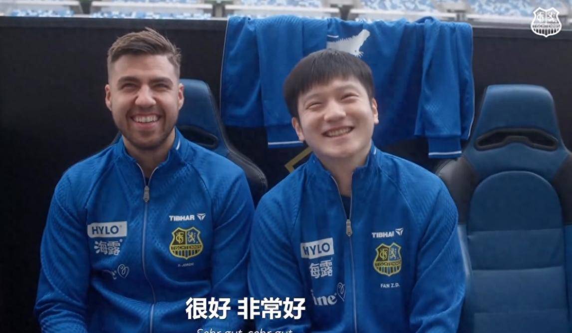 樊振东开始学德语了?在德甲的他状态轻松,被夸后笑成“丸子” 樊振东开始学德语了?在德甲的他状态轻松,被夸后笑成“丸子”